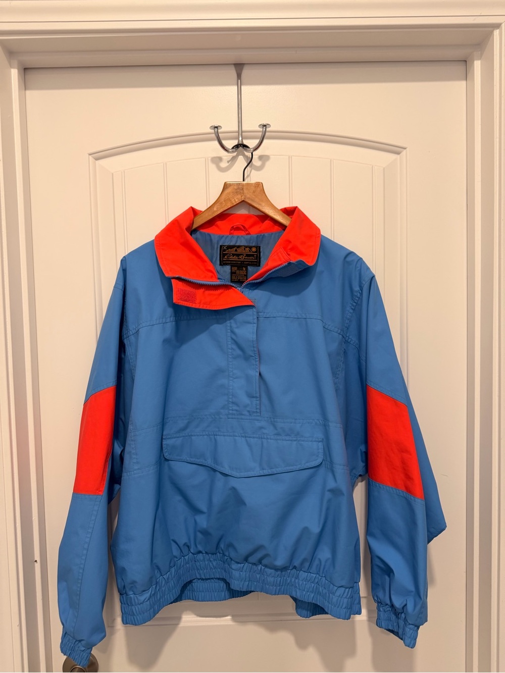 Vintage Blue/Hot Pink Anorak Jacket